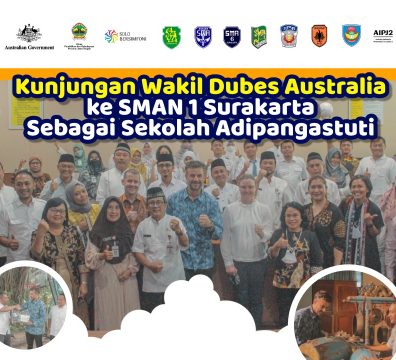 Kunjungan Wakil Dubes Australia ke SMAN 1 Surakarta Sebagai Sekolah Adipangastuti