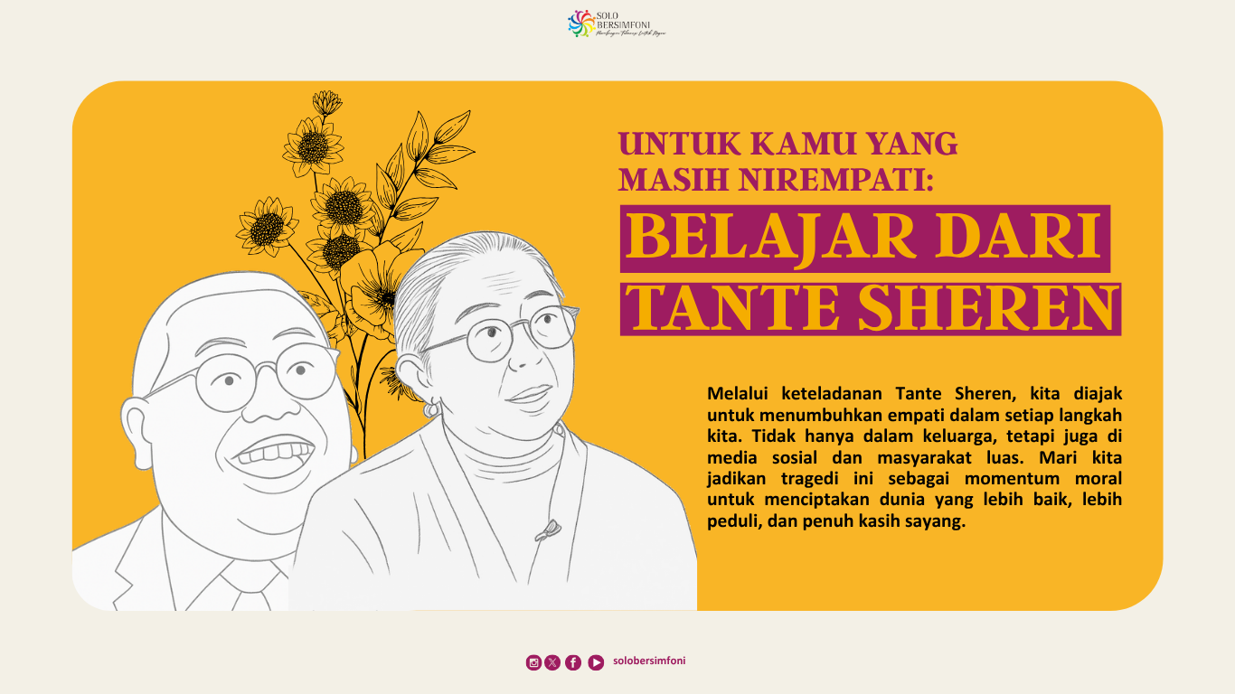 UNTUK KAMU YANG MASIH NIREMPATI: BELAJAR DARI TANTE SHARON